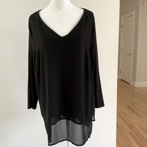 NWOT MICHAEL KORS MIXED MEDIA SHIRT 1X